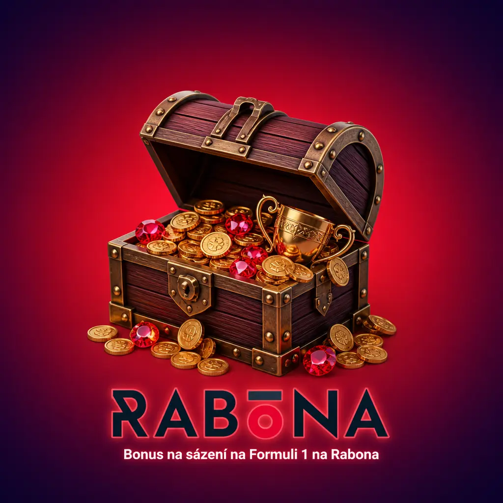Uvítací bonus 100 % až do 100 EUR na sázení na Formuli 1 na Rabona po registraci a prvním vkladu