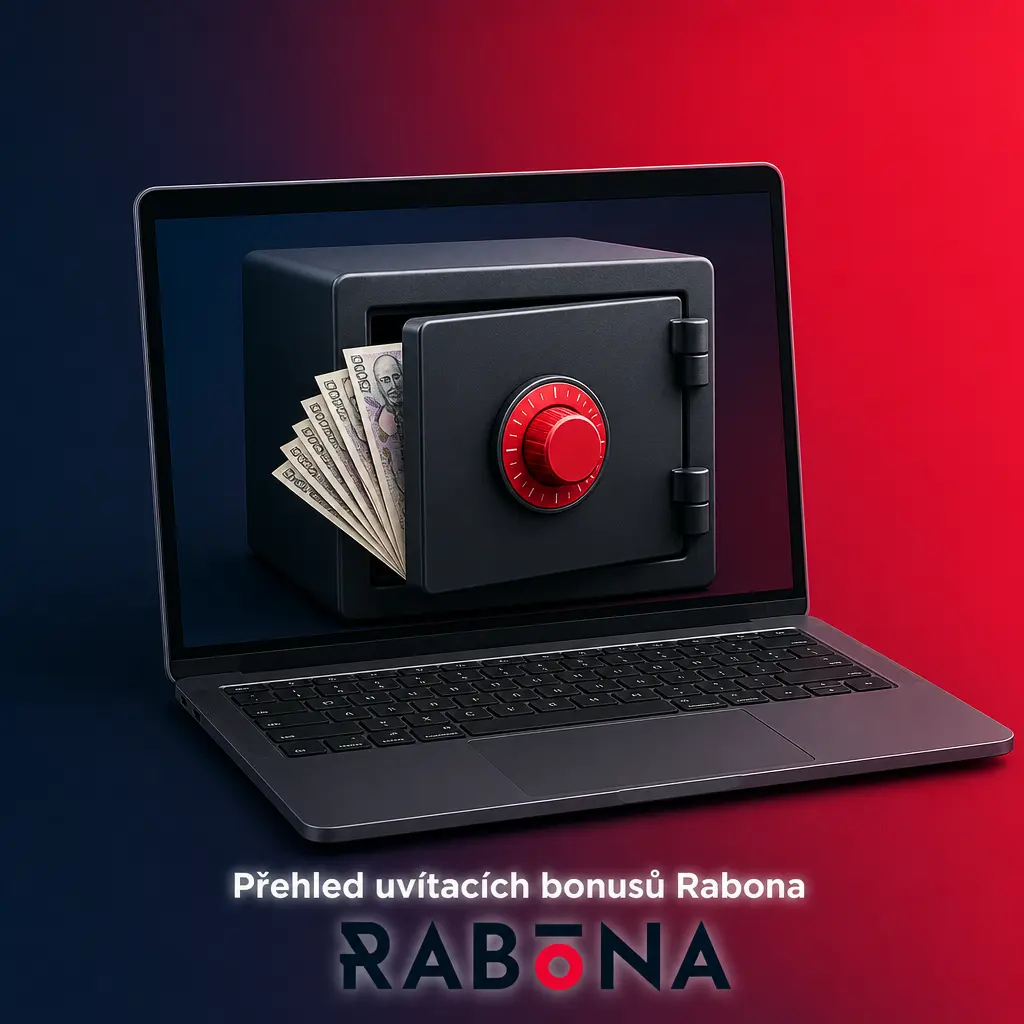Přehled uvítacích bonusů Rabona: 100% bonus až 12 500 Kč a 200 free spinů na Book of Dead