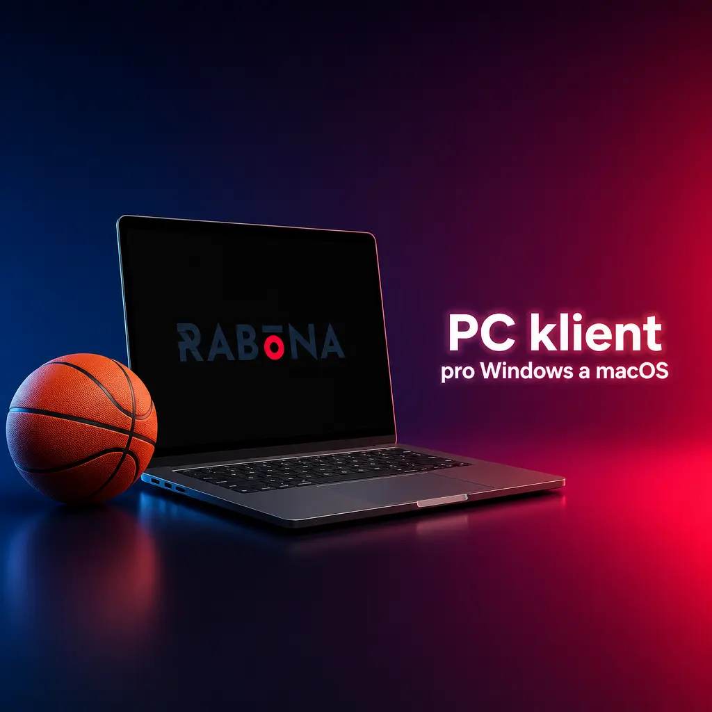 Sázení Rabona přes webový prohlížeč na PC s Windows nebo macOS bez stahování klienta