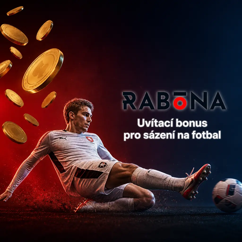 Uvítací bonus 100 % až 12 500 Kč a 200 free spinů pro nové hráče na fotbalové sázky Rabona