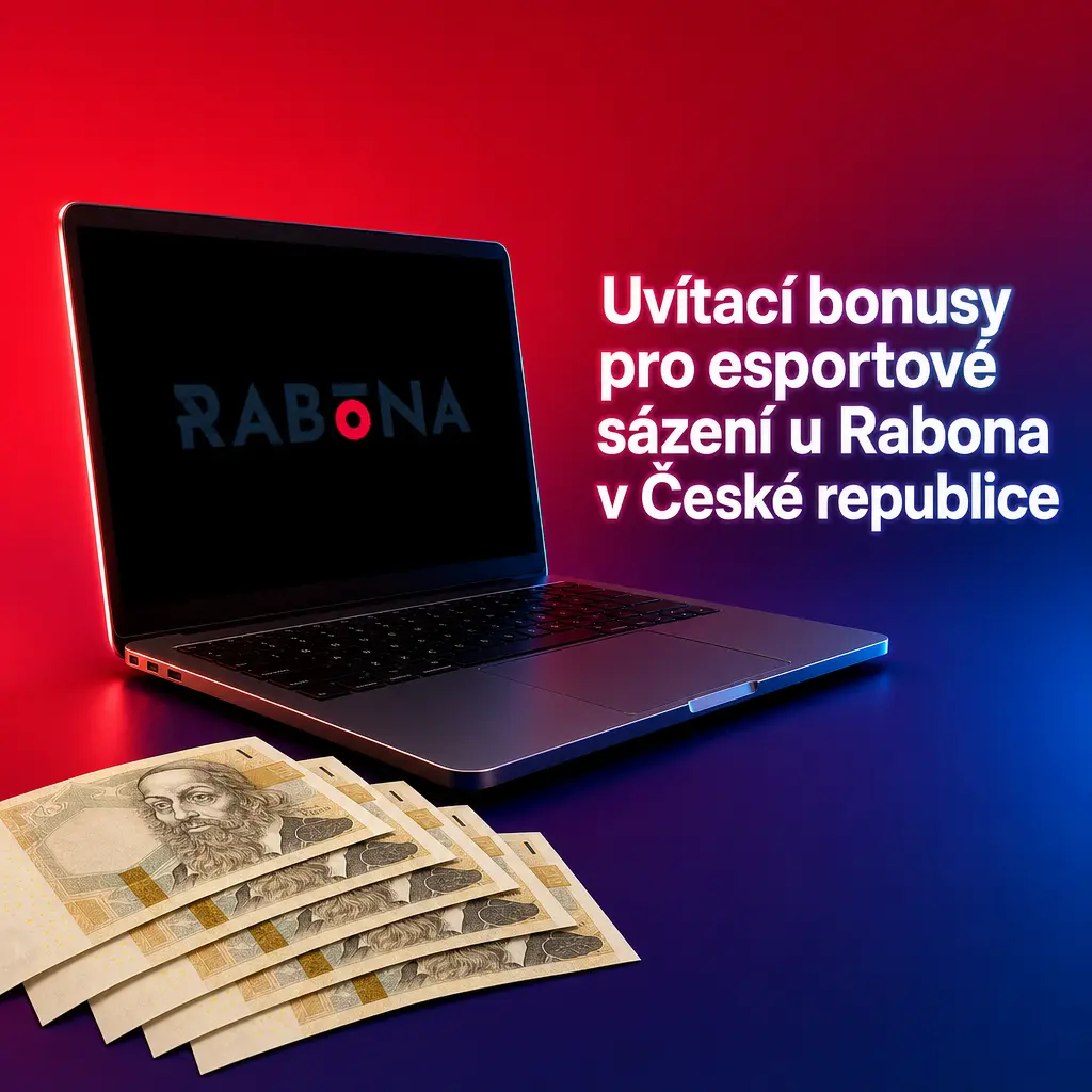 Uvítací bonus 100 % až 12 500 CZK + 200 FS od Rabona pro esportové sázení na CS2, Dota 2 a LoL